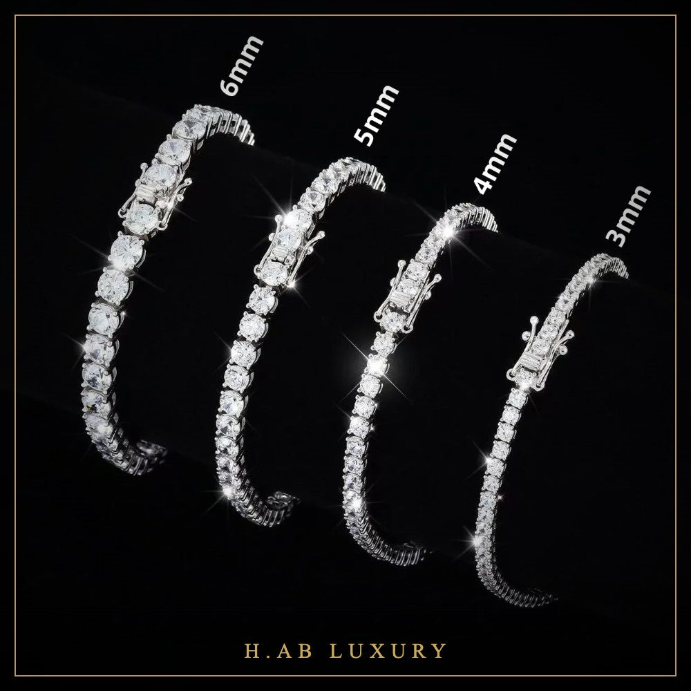 Moissanite Tennis Bracelet – 925 Sterling Silver