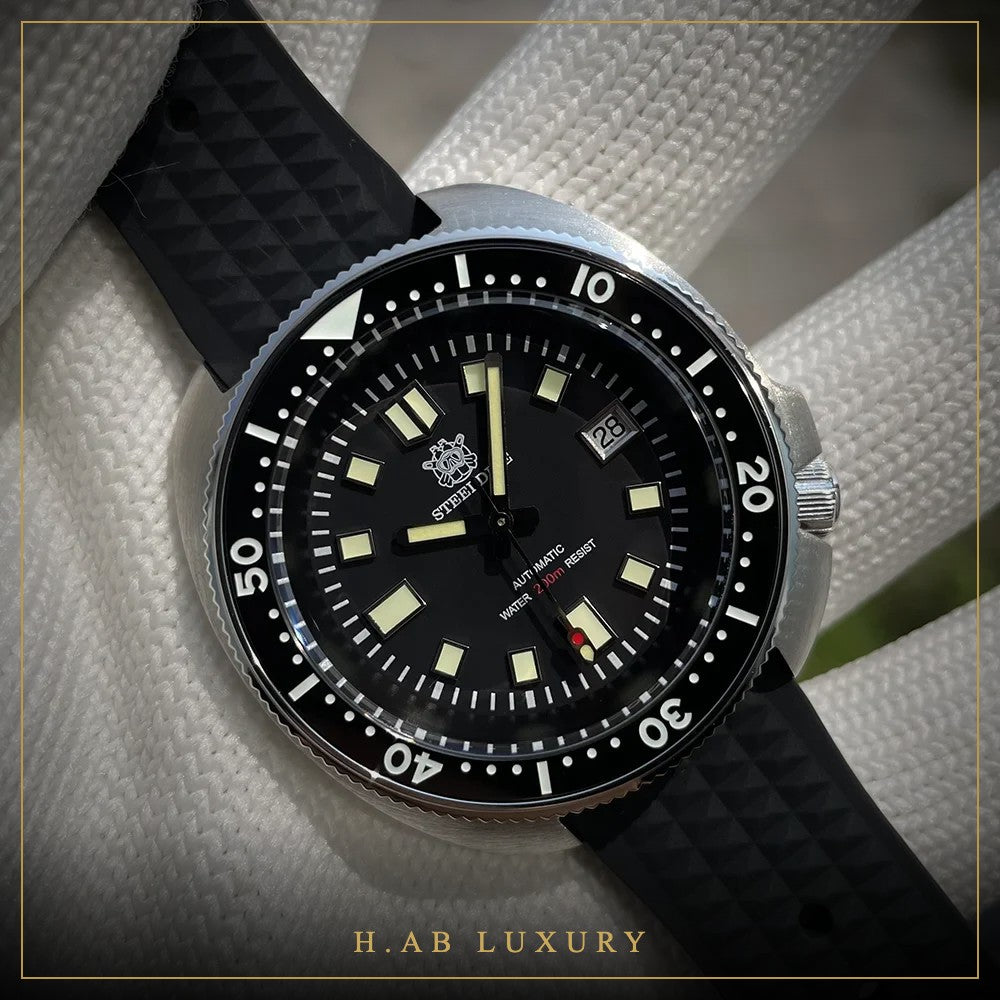Steeldive SD1970 Turtle - Automatic Dive Watch, 200m