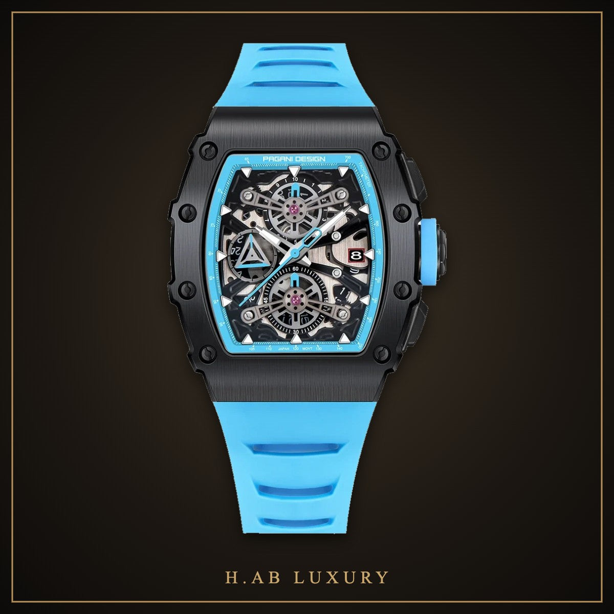 Pagani Design PD-YS011 Barrel Skeleton Chronograph – view 8