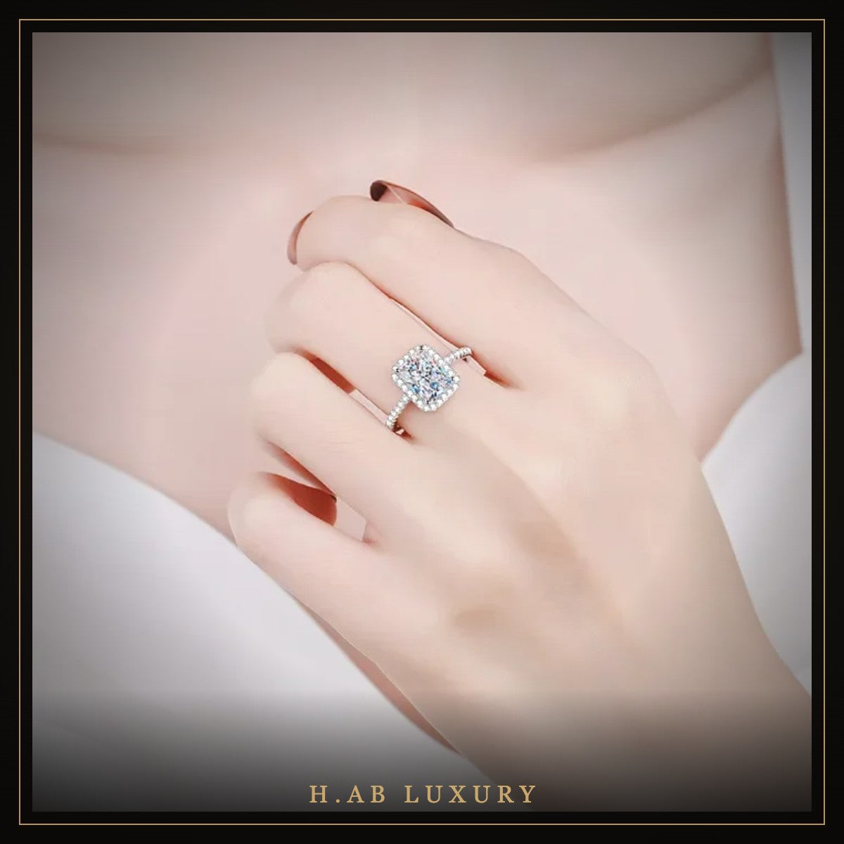 H.AB LUXURY moissanite jewelry