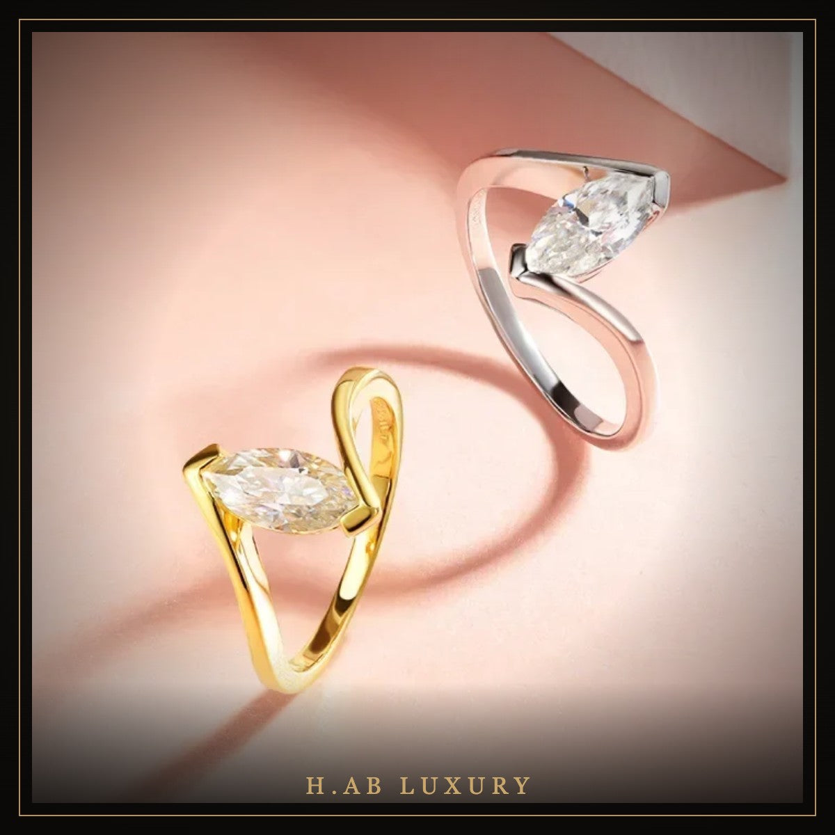 H.AB LUXURY moissanite jewelry