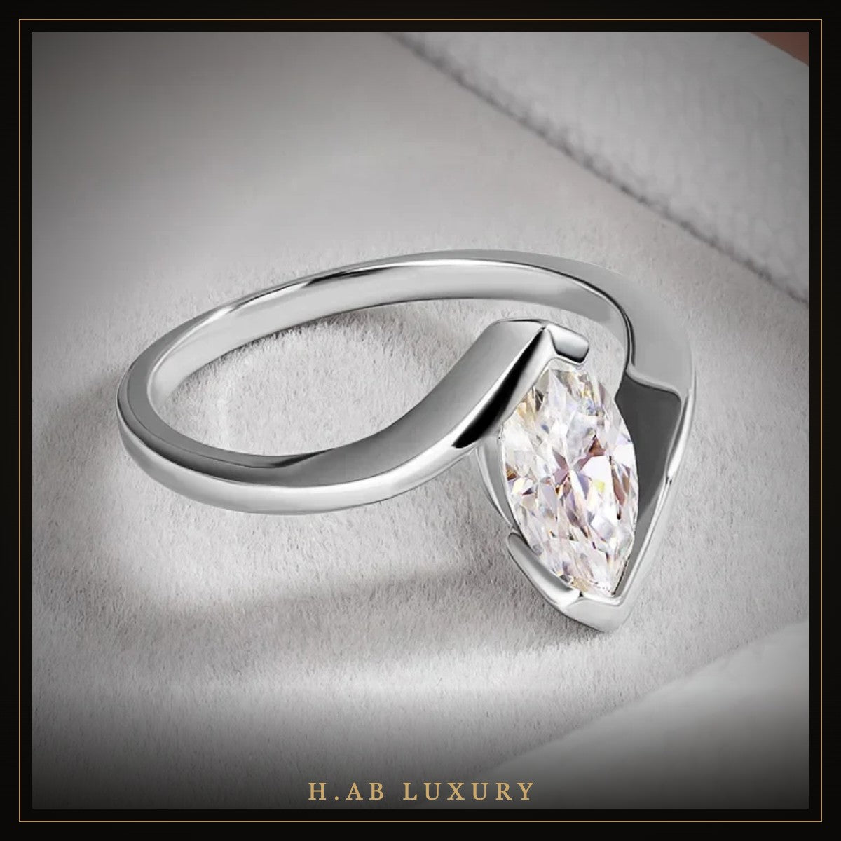 H.AB LUXURY moissanite jewelry