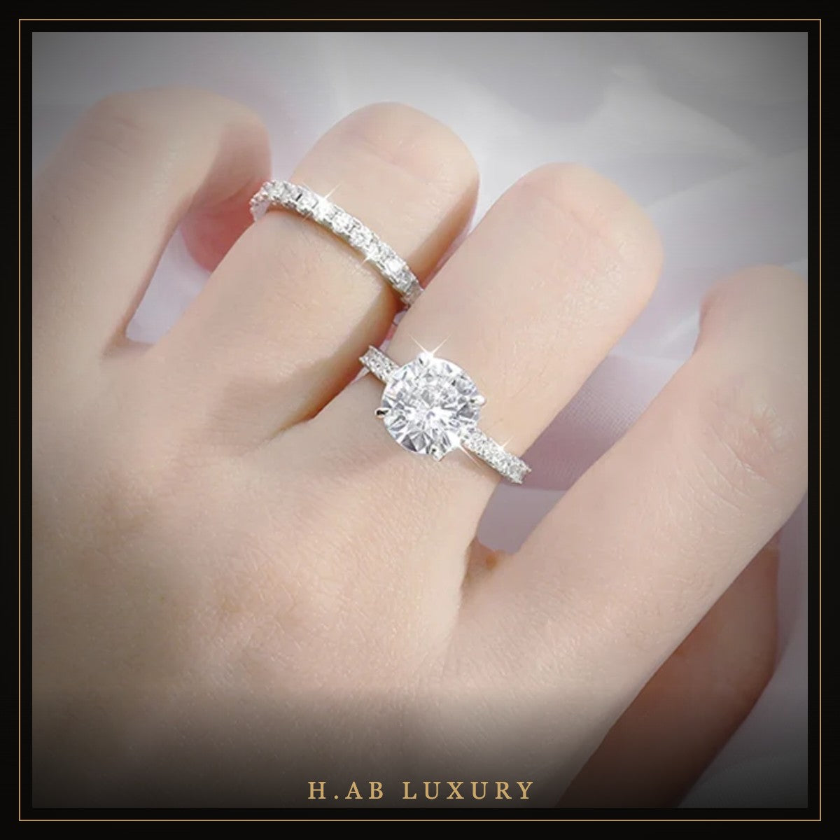 H.AB LUXURY moissanite jewelry