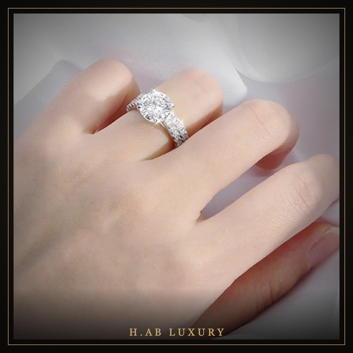 H.AB LUXURY moissanite jewelry