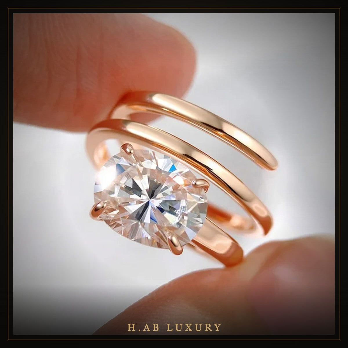 H.AB LUXURY moissanite jewelry