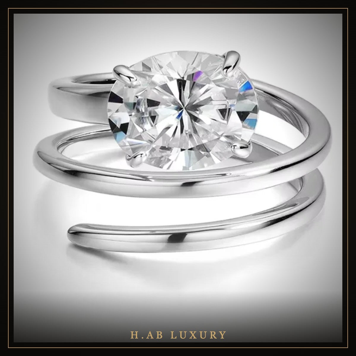 H.AB LUXURY moissanite jewelry