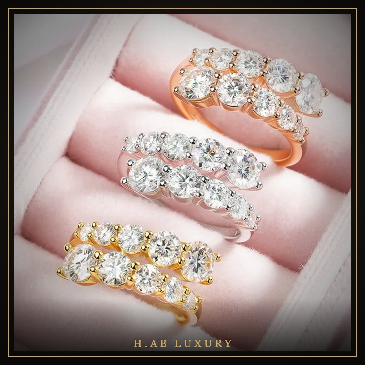 H.AB LUXURY moissanite jewelry