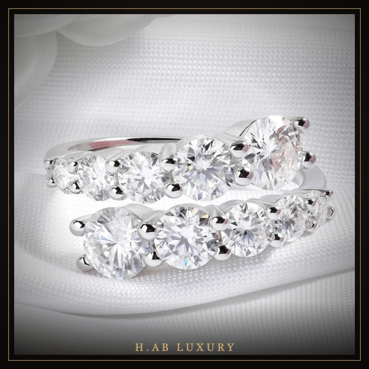 H.AB LUXURY moissanite jewelry