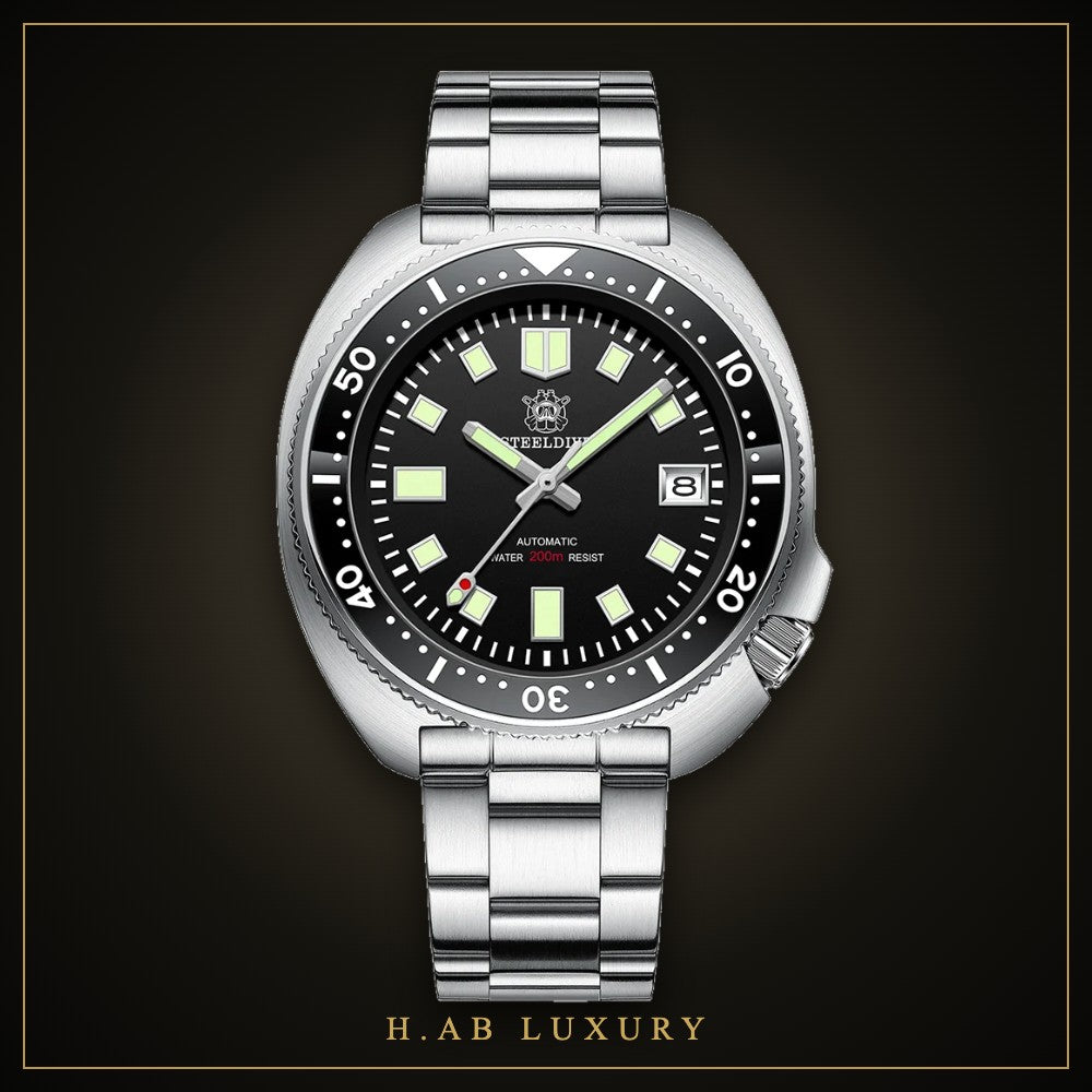 Steeldive SD1970 Turtle - Automatic Dive Watch, 200m