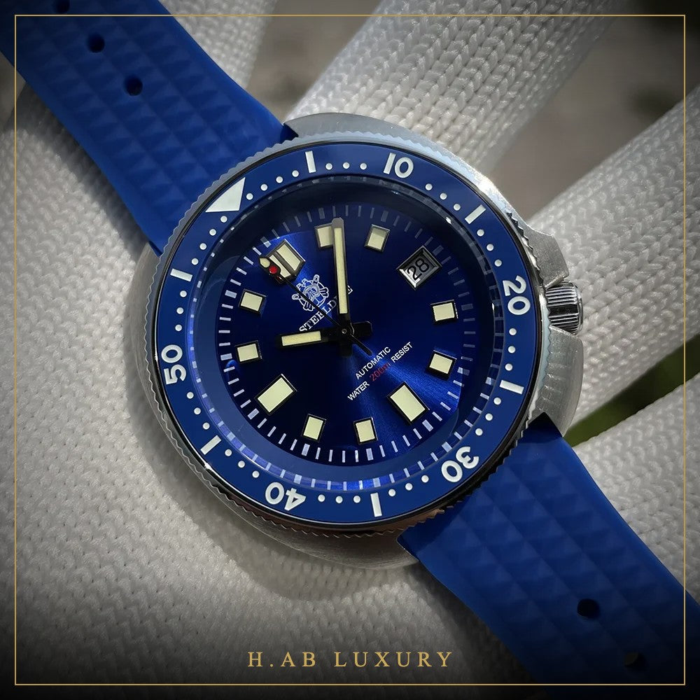 Steeldive SD1970 Turtle - Automatic Dive Watch, 200m