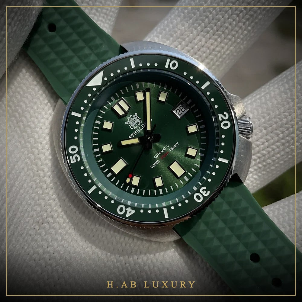 Steeldive SD1970 Turtle - Automatic Dive Watch, 200m