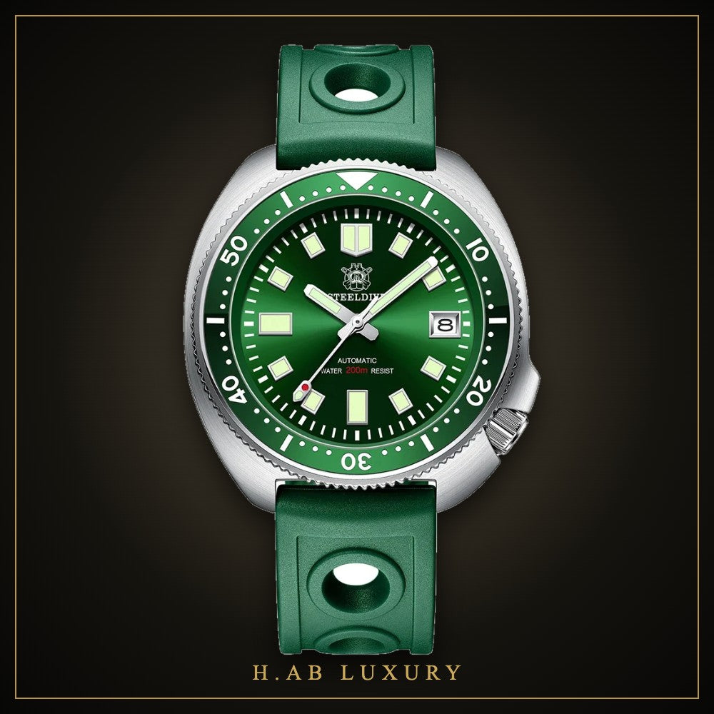 Steeldive SD1970 Turtle - Automatic Dive Watch, 200m
