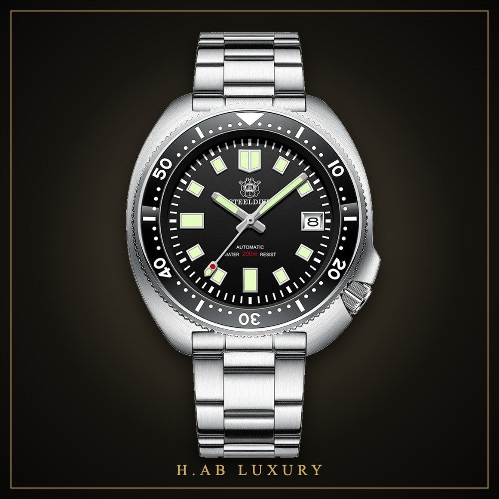 Steeldive SD1970 Turtle - Automatic Dive Watch, 200m