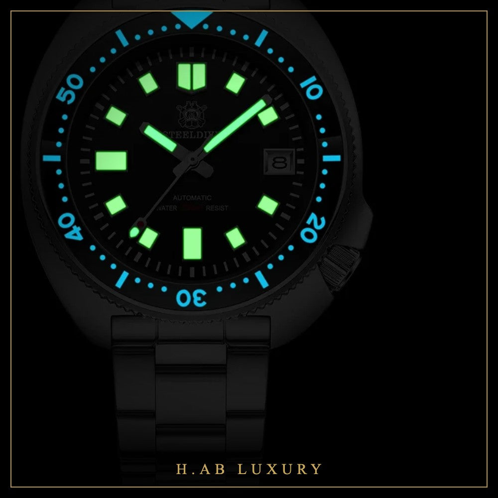 Steeldive SD1970 Turtle - Automatic Dive Watch, 200m