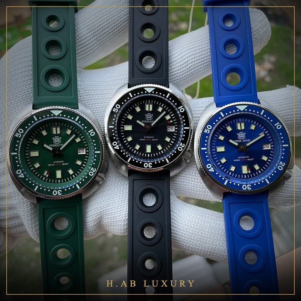 Steeldive SD1970 Turtle - Automatic Dive Watch, 200m