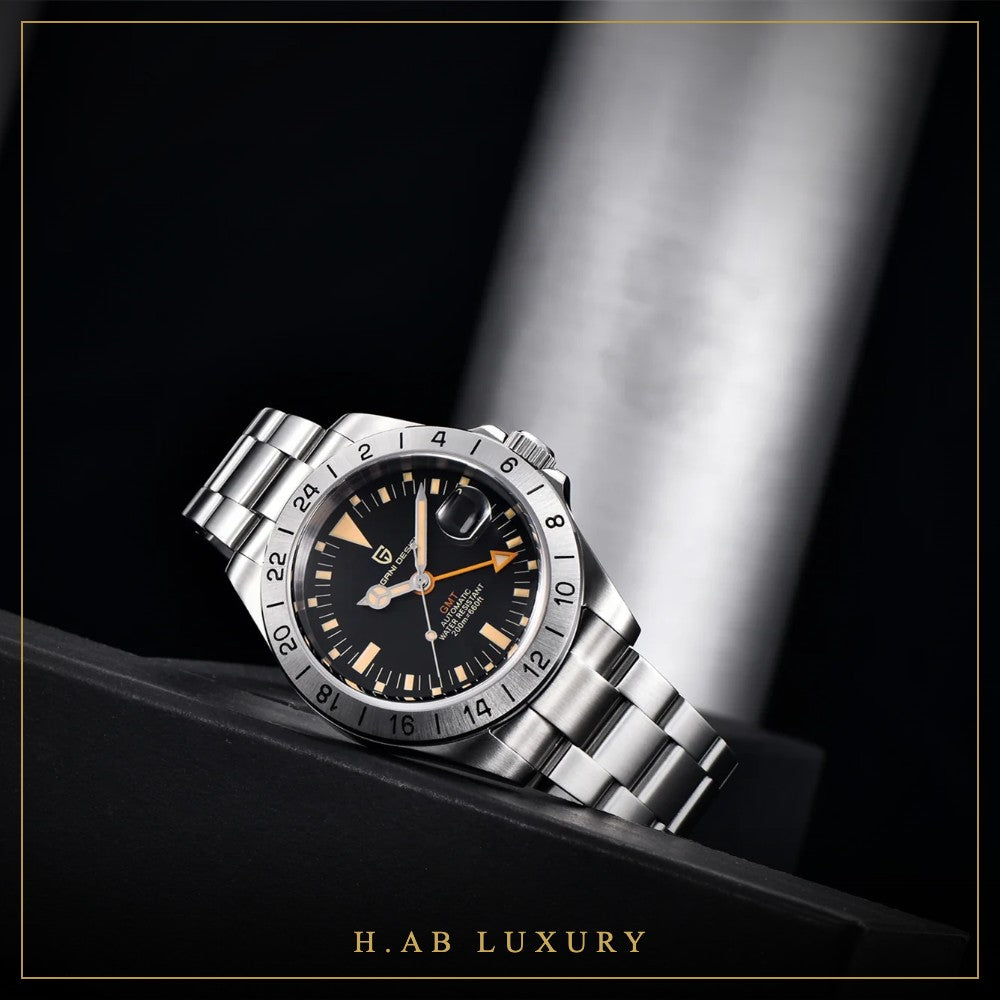 Pagani Design Retro GMT - Automatic Traveller, 200m