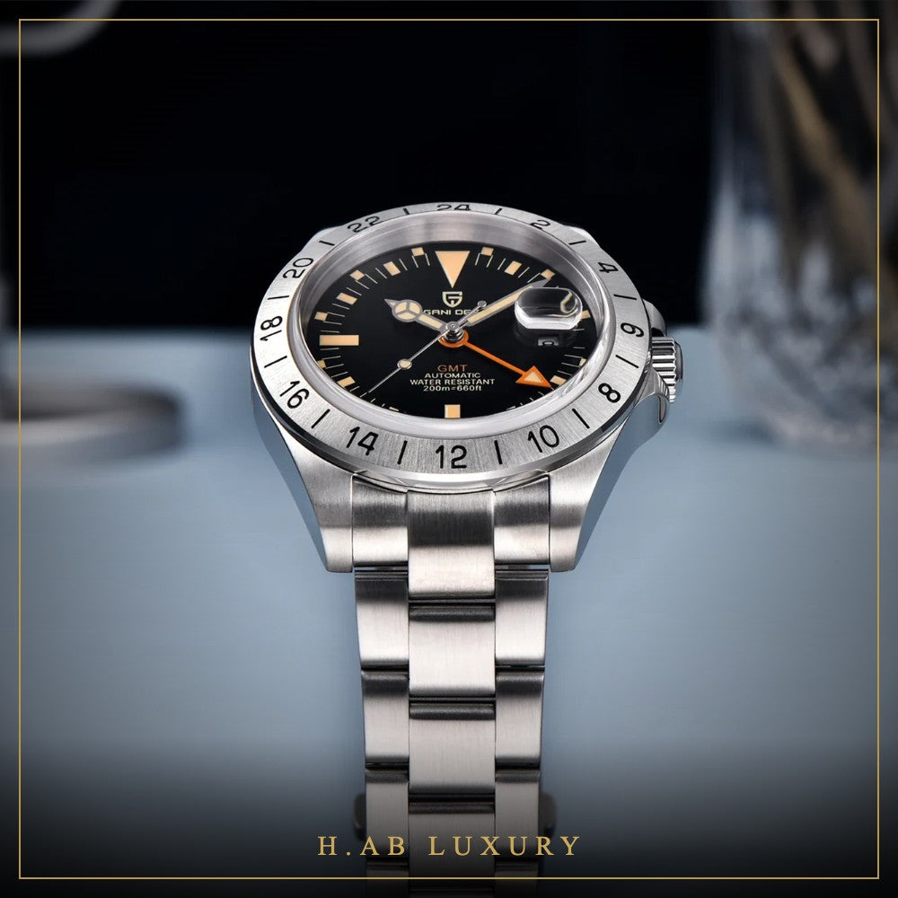 Pagani Design Retro GMT - Automatic Traveller, 200m