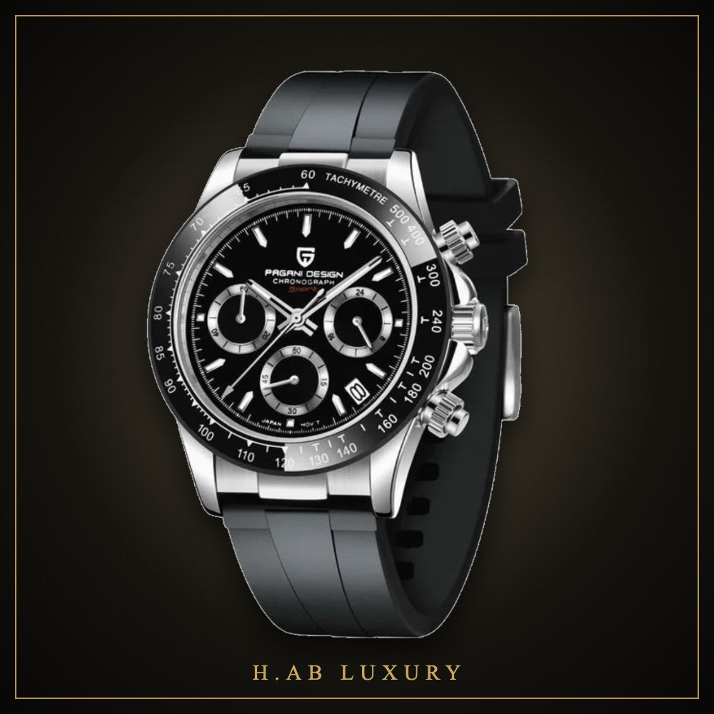 Pagani Design V2 - Retro Sapphire Chronograph