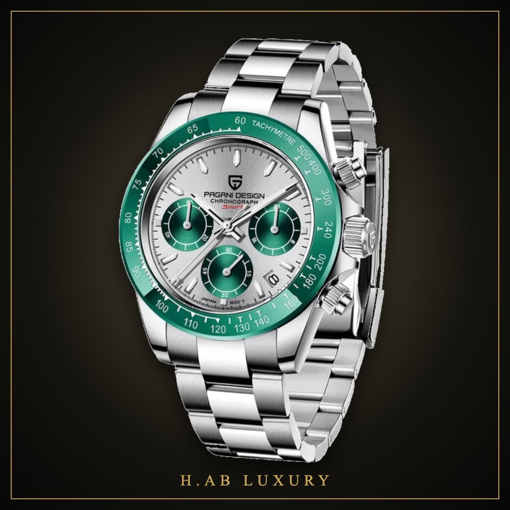 Pagani Design V2 - Retro Sapphire Chronograph