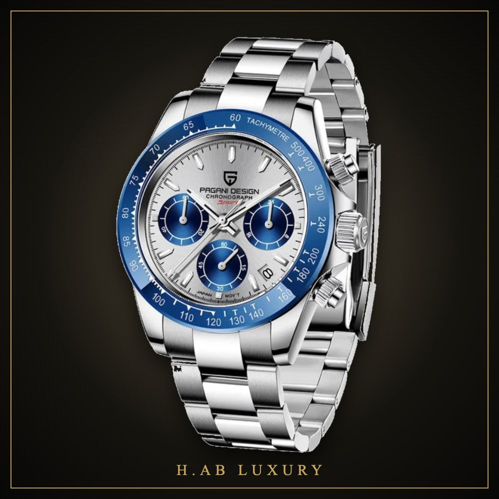 Pagani Design V2 - Retro Sapphire Chronograph