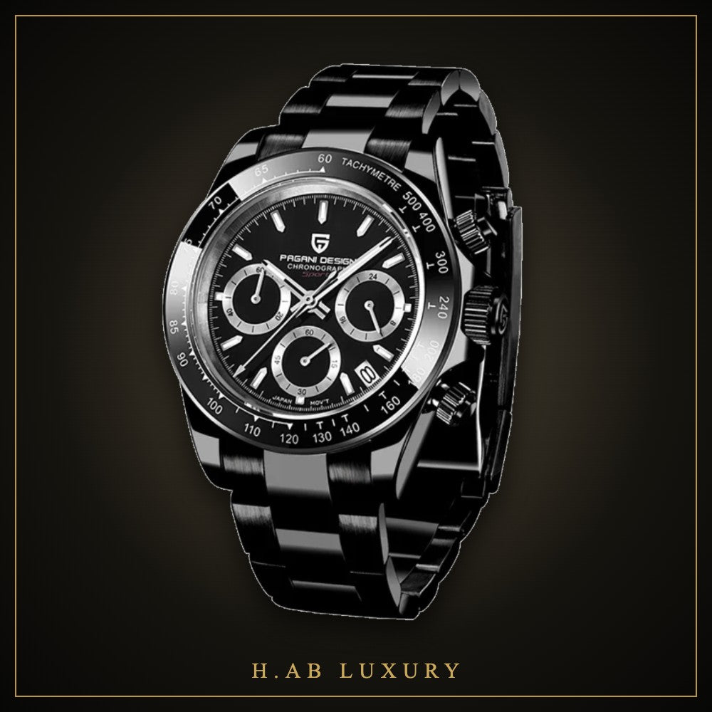 Pagani Design V2 - Retro Sapphire Chronograph