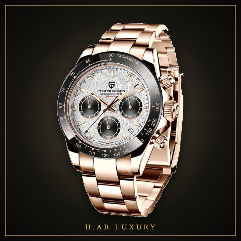Pagani Design V2 - Retro Sapphire Chronograph