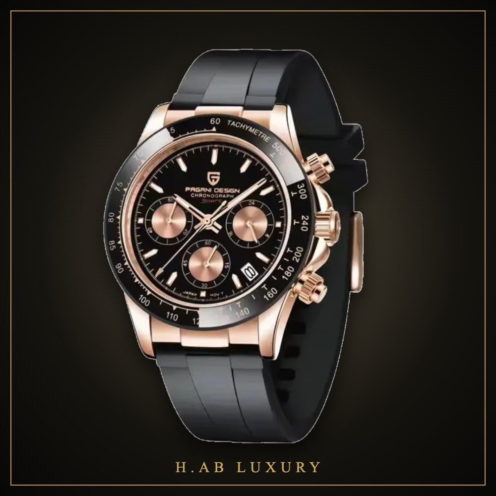 Pagani Design V2 - Retro Sapphire Chronograph