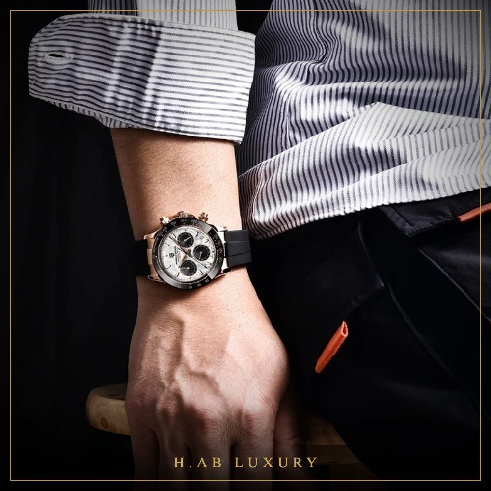Pagani Design V2 - Retro Sapphire Chronograph