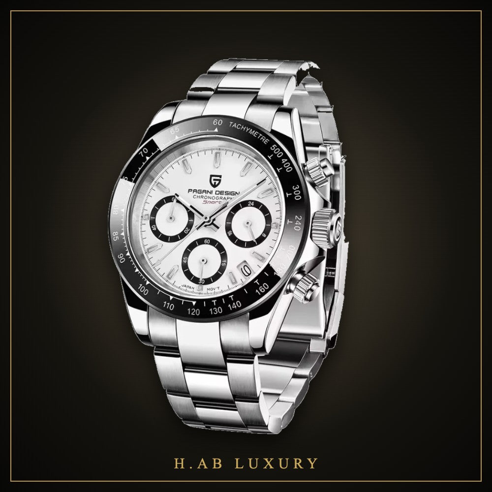 Pagani Design V2 - Retro Sapphire Chronograph