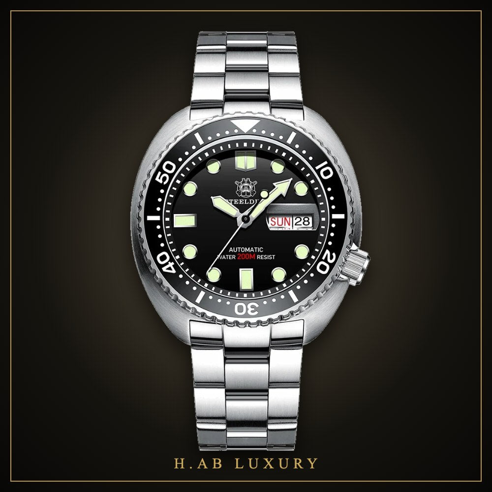 Steeldive SD1972 - Ceramic Day-Date Automatic, 45mm