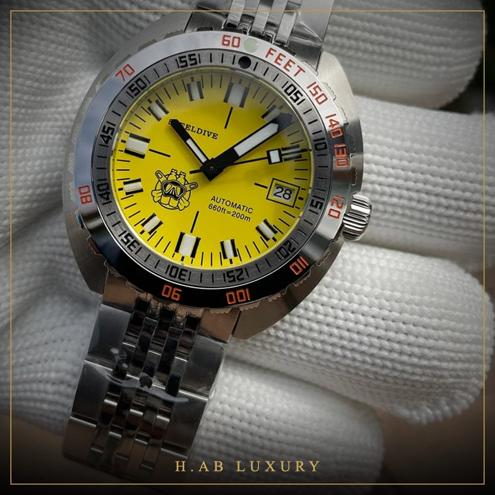 Steeldive SD1967 - Steel Bezel Automatic Diver, 200m