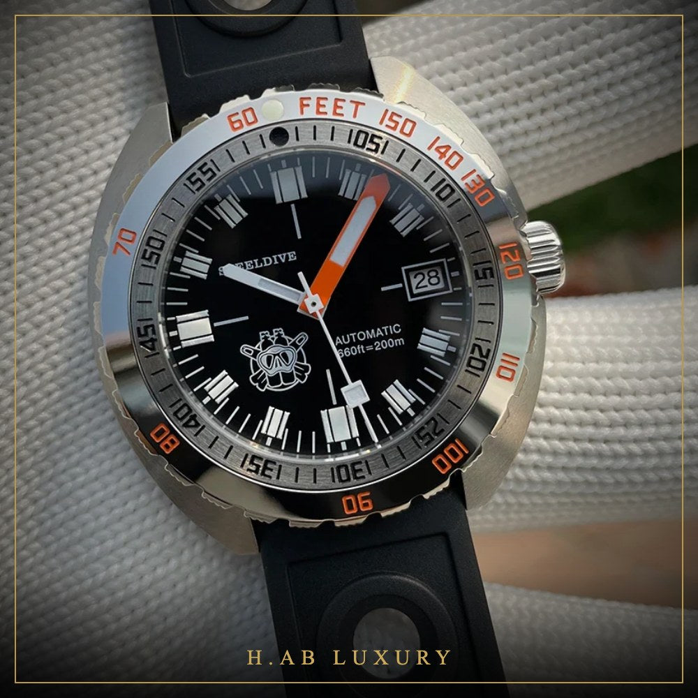 Steeldive SD1967 - Steel Bezel Automatic Diver, 200m