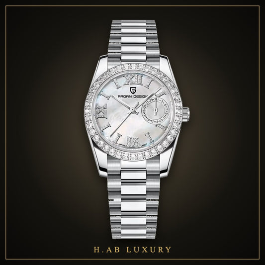 Pagani Design Women's 32mm - Crystal Bezel Watch