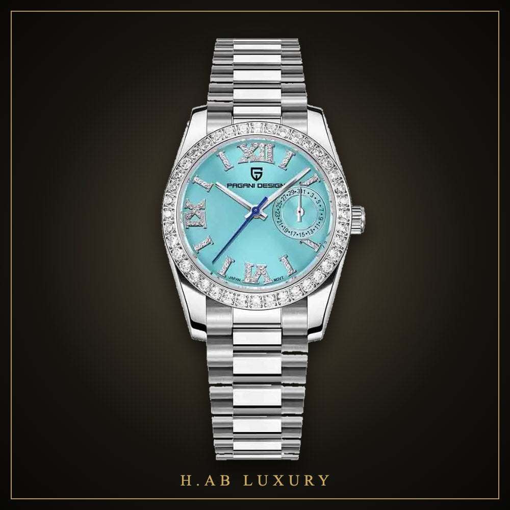 Pagani Design Women's 32mm - Crystal Bezel Watch