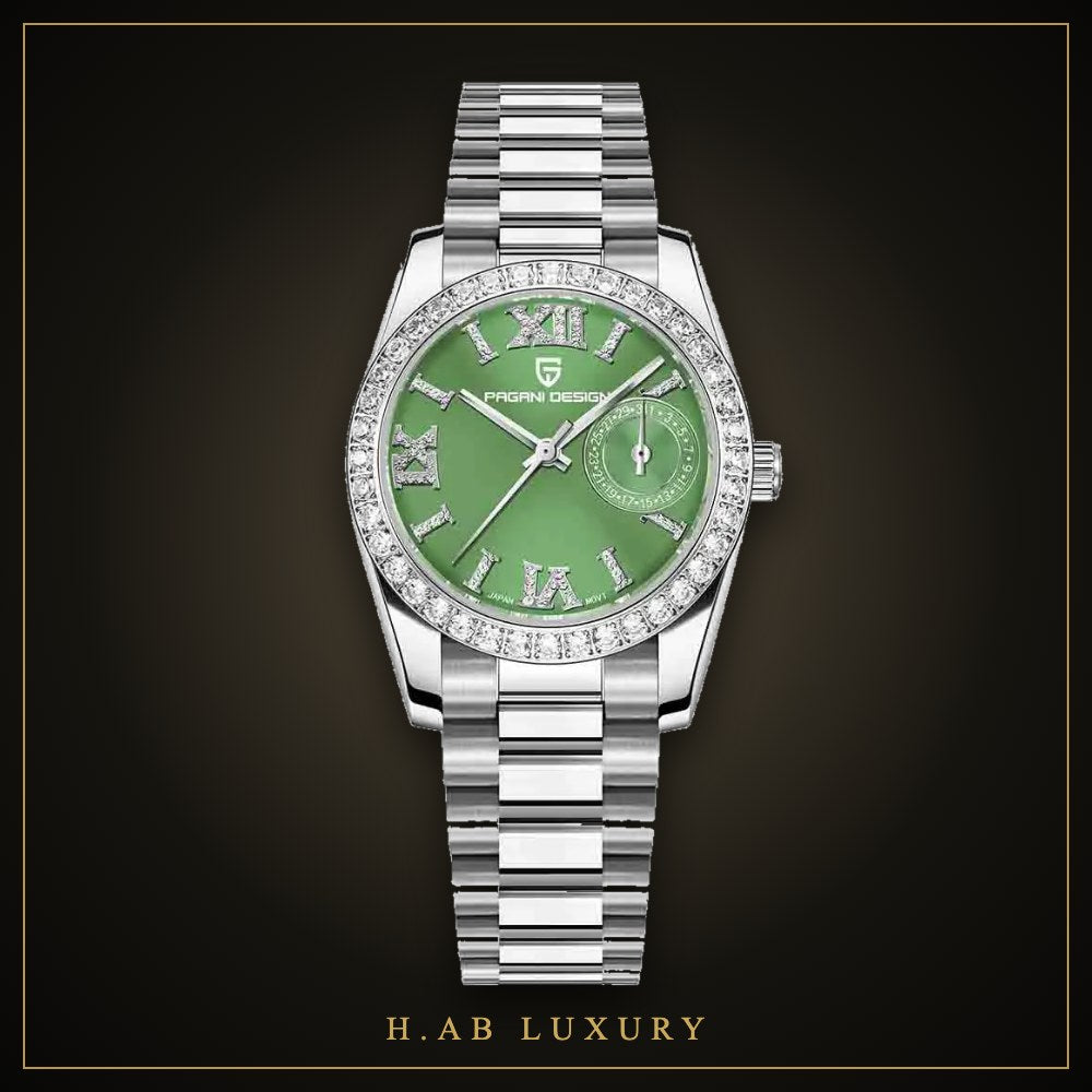 Pagani Design Women's 32mm - Crystal Bezel Watch