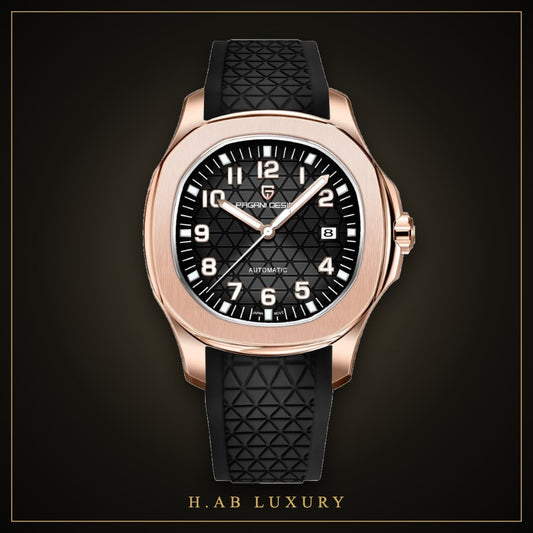 Pagani Design Rose Gold Cushion - Automatic Watch