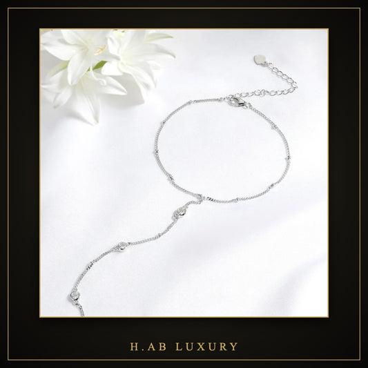 Adjustable Moissanite Bracelet – 925 Sterling Silver