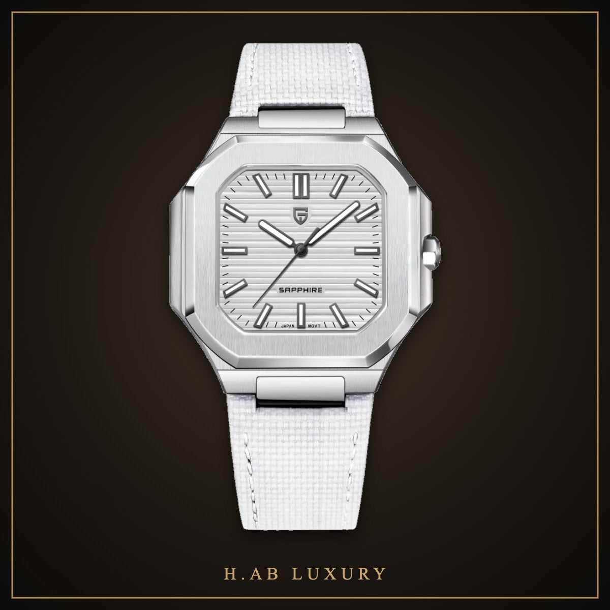 Pagani Design PD-YS019 Octagonal Sapphire Quartz Watch