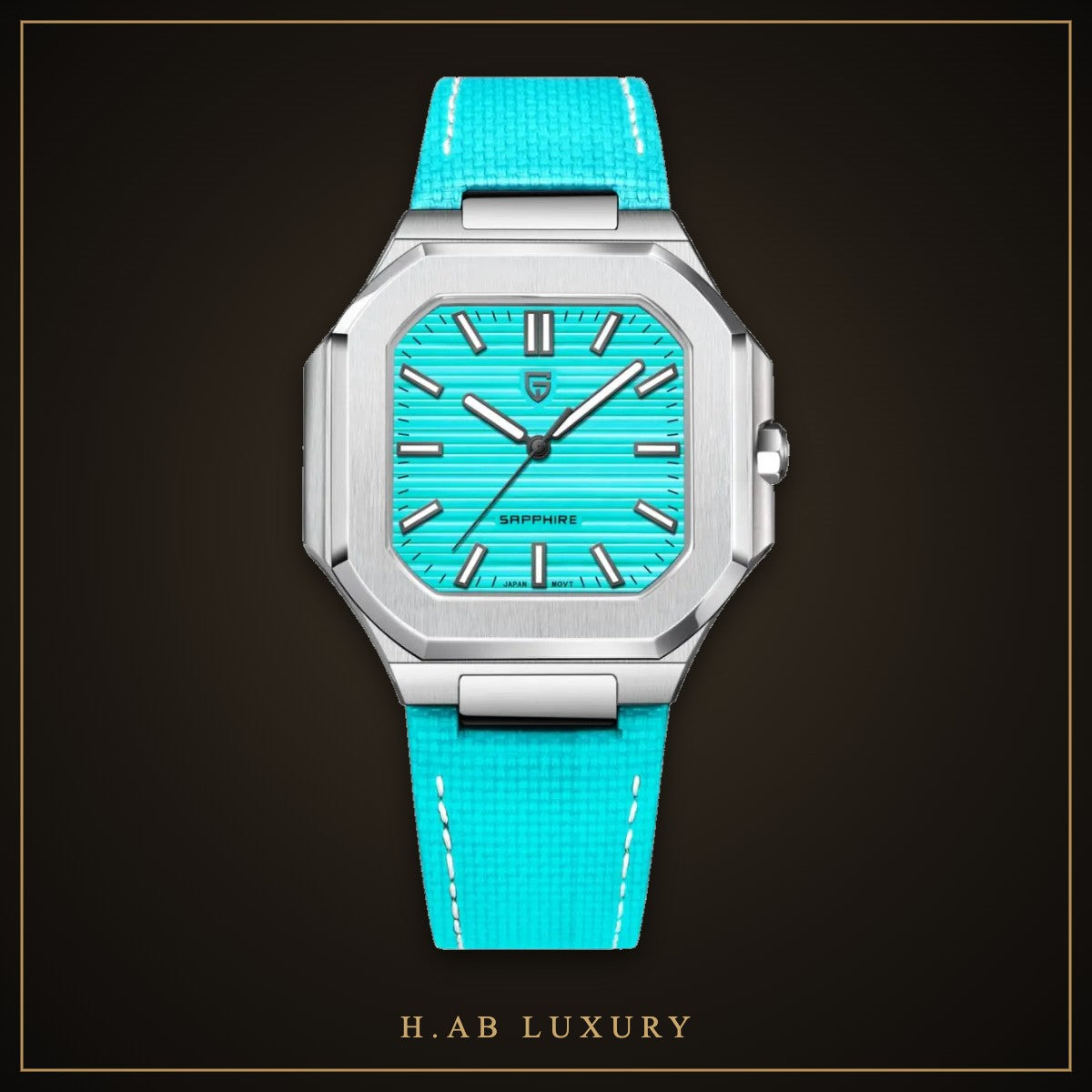 Pagani Design PD-YS019 Octagonal Sapphire Quartz Watch – view 3