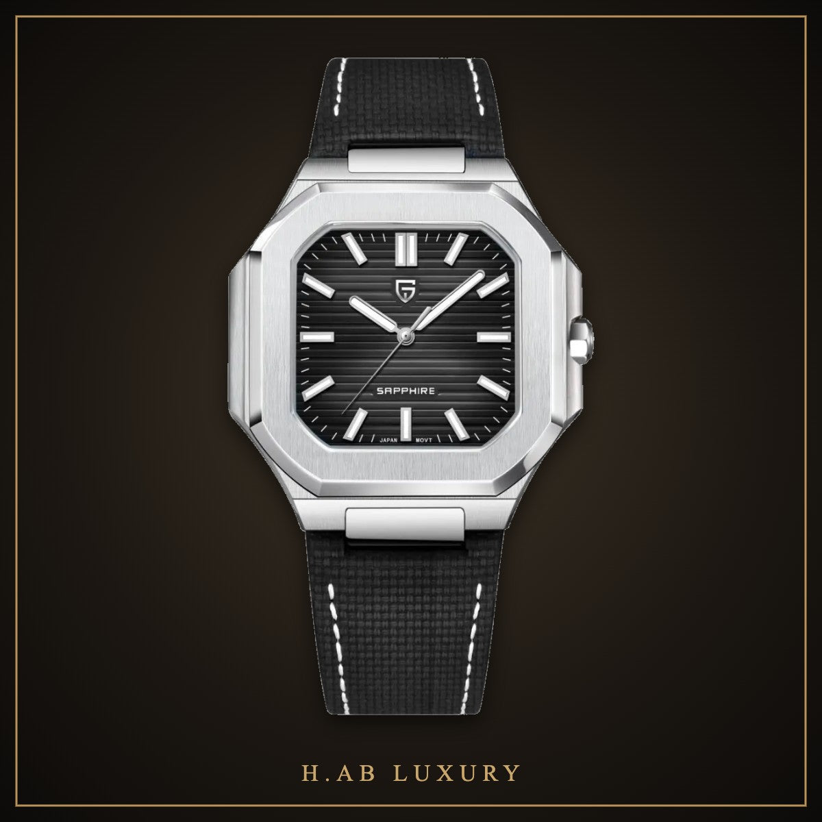 Pagani Design PD-YS019 Octagonal Sapphire Quartz Watch – view 5