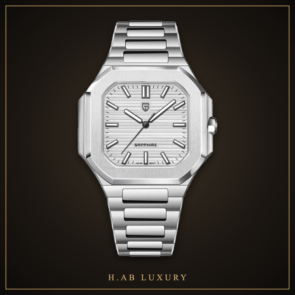 Pagani Design PD-YS019 Octagonal Sapphire Quartz Watch – view 6
