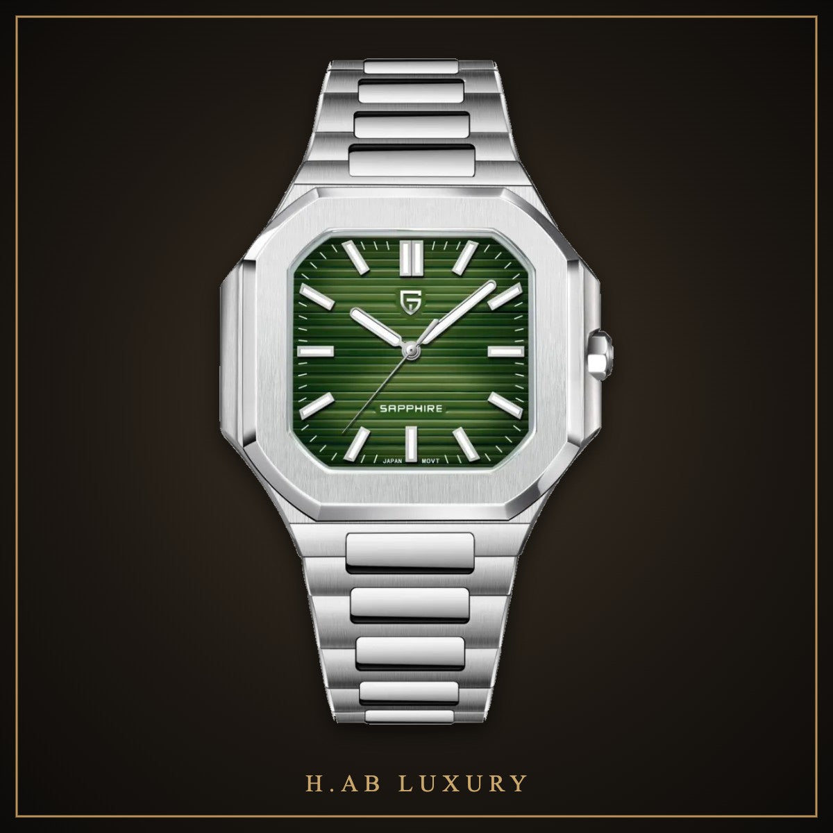Pagani Design PD-YS019 Octagonal Sapphire Quartz Watch – view 7