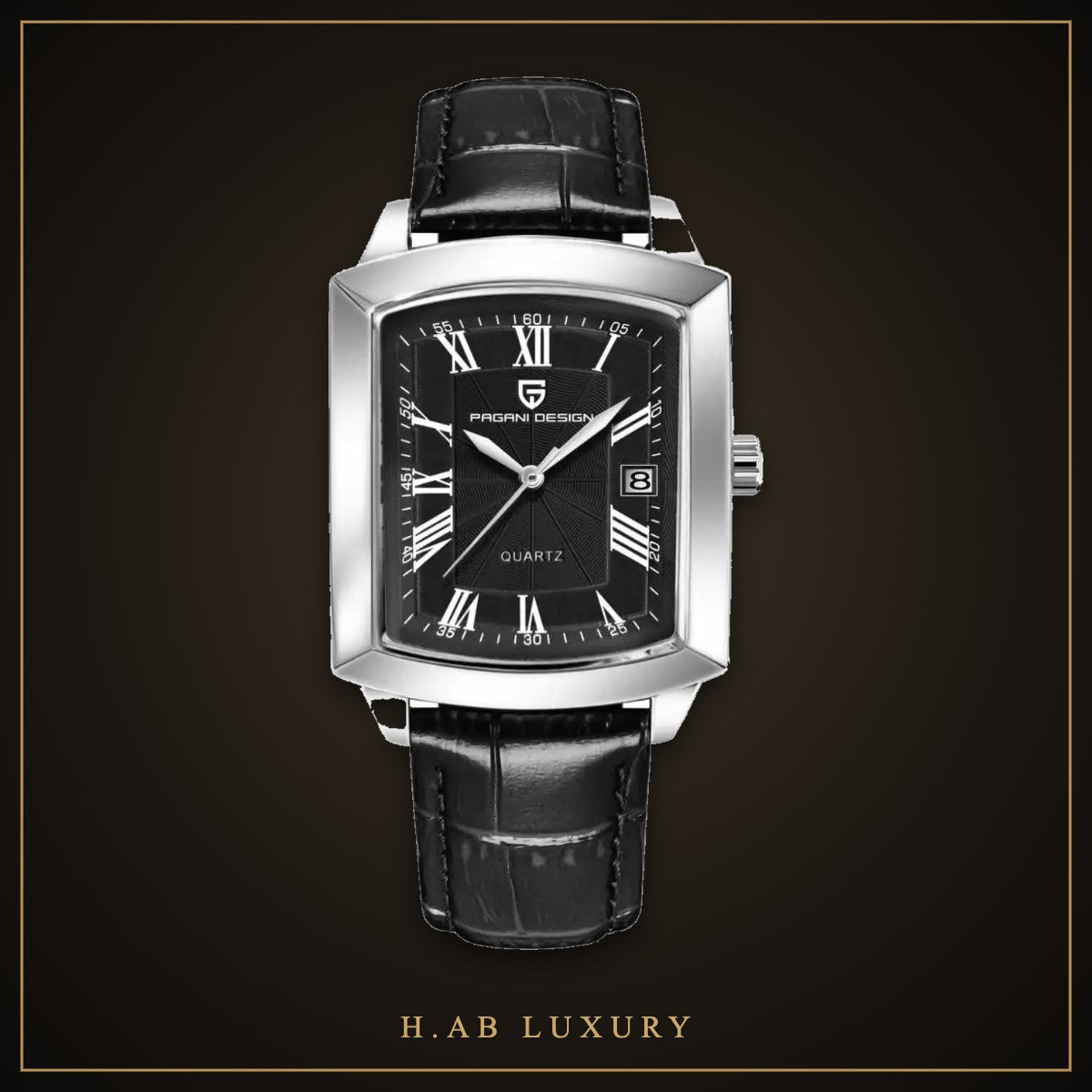 Pagani Design PD-1838 Rectangular Quartz Watch