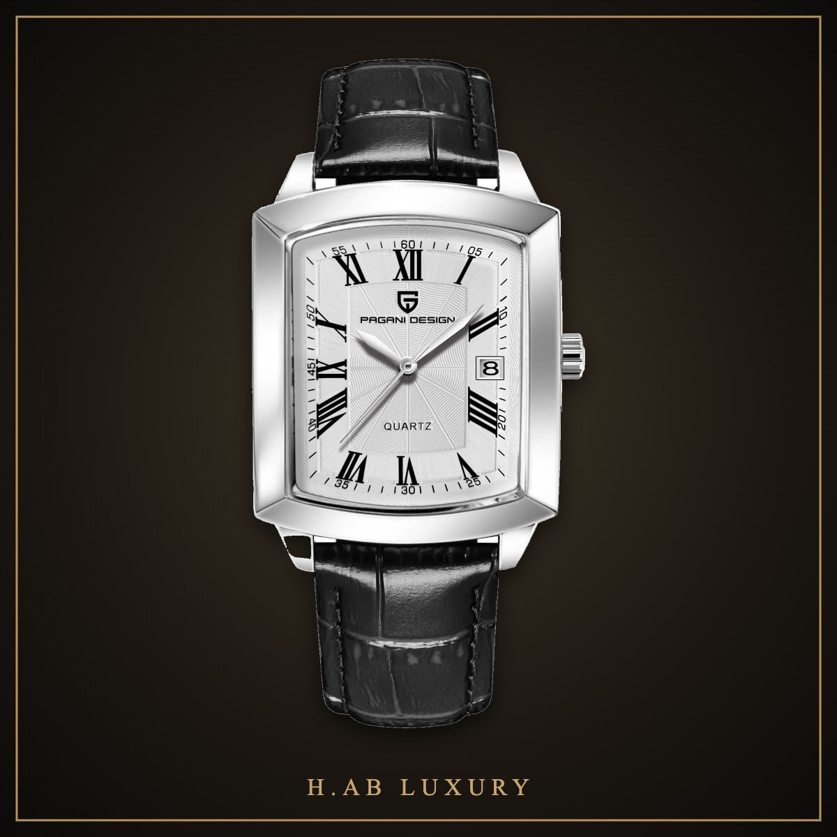 Pagani Design PD-1838 Rectangular Quartz Watch – view 2