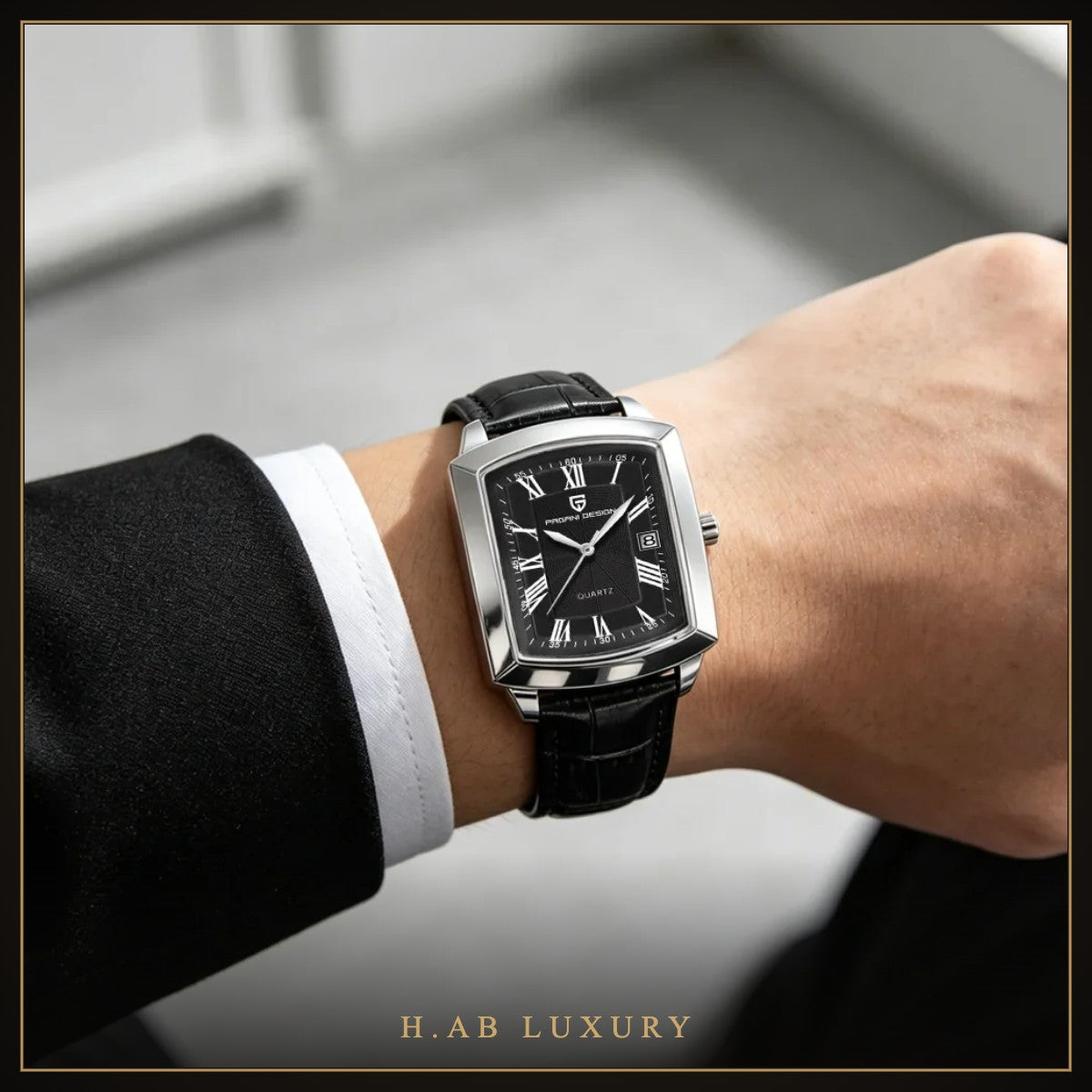 Pagani Design PD-1838 Rectangular Quartz Watch – view 4