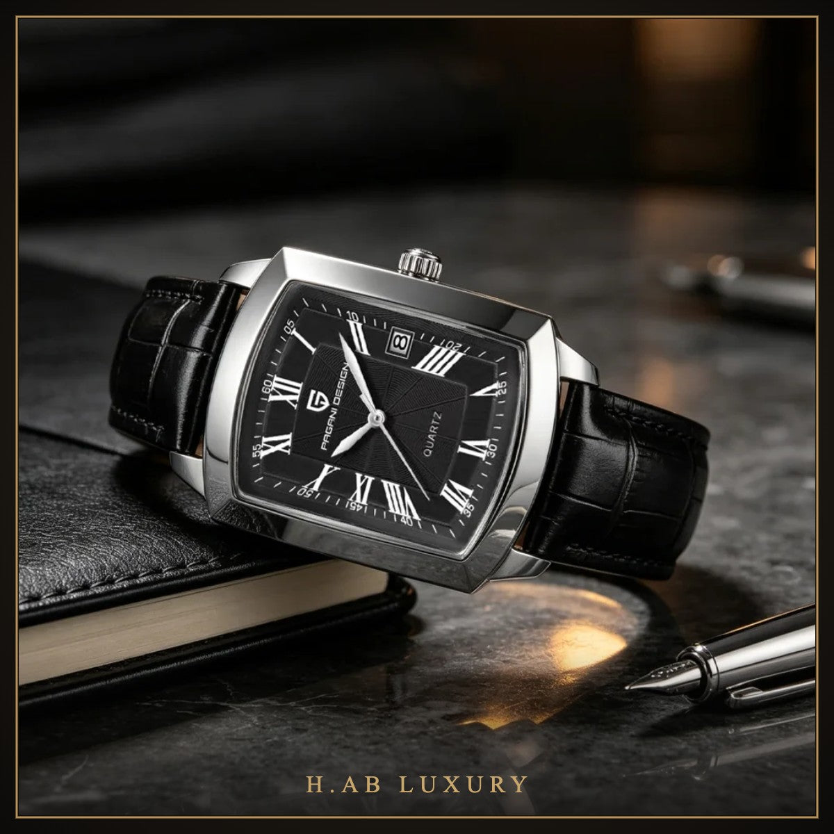 Pagani Design PD-1838 Rectangular Quartz Watch – view 6