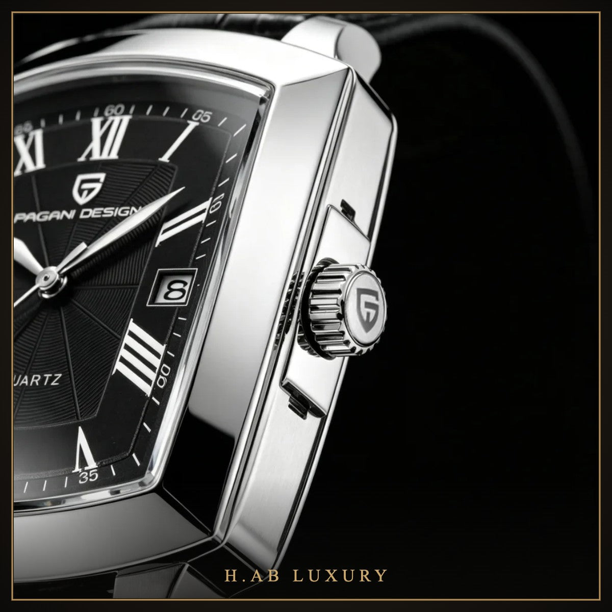 Pagani Design PD-1838 Rectangular Quartz Watch – view 7