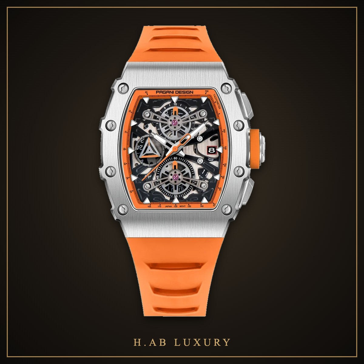 Pagani Design PD-YS011 Barrel Skeleton Chronograph – view 3