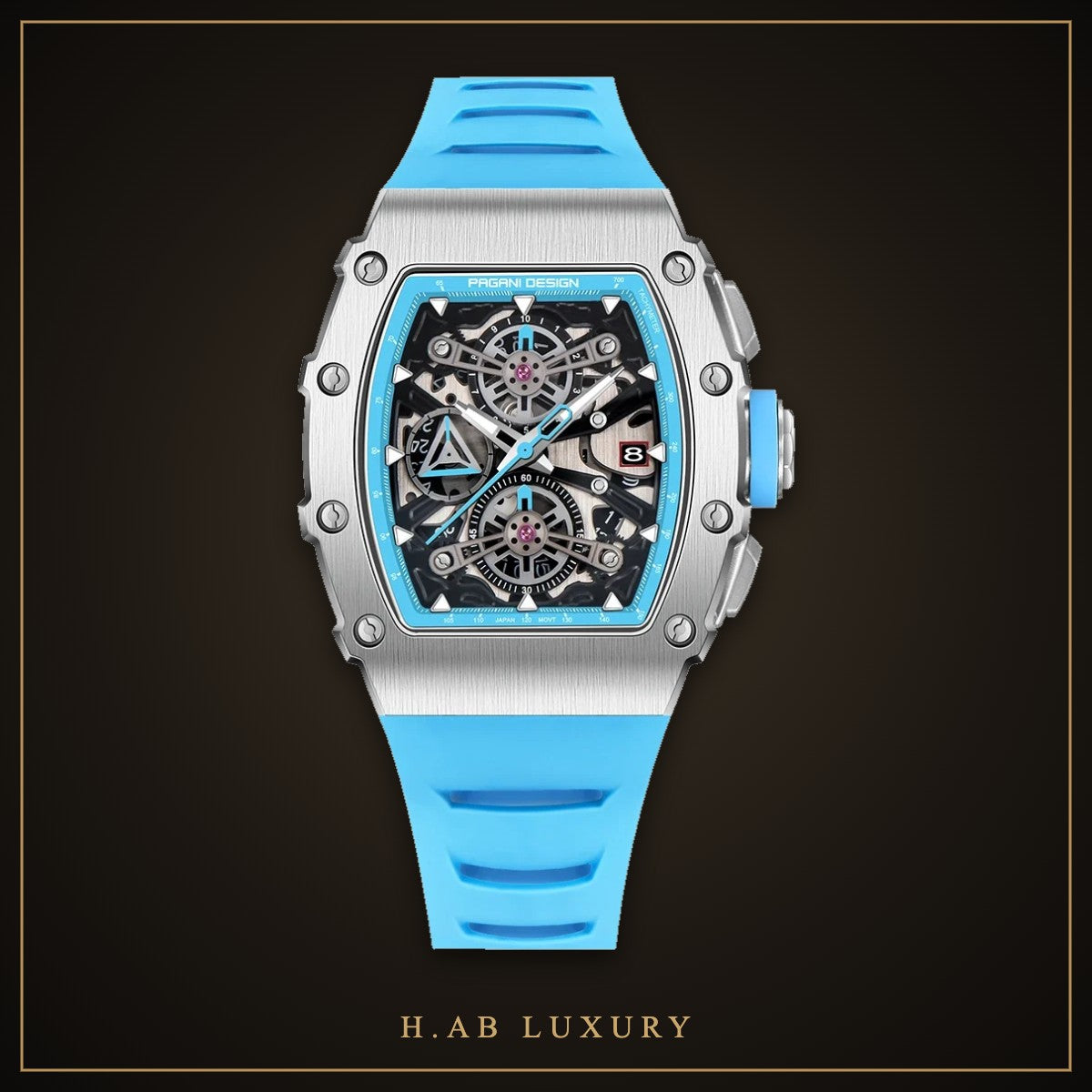 Pagani Design PD-YS011 Barrel Skeleton Chronograph – view 4