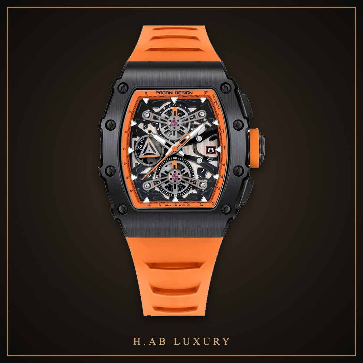 Pagani Design PD-YS011 Barrel Skeleton Chronograph – view 7